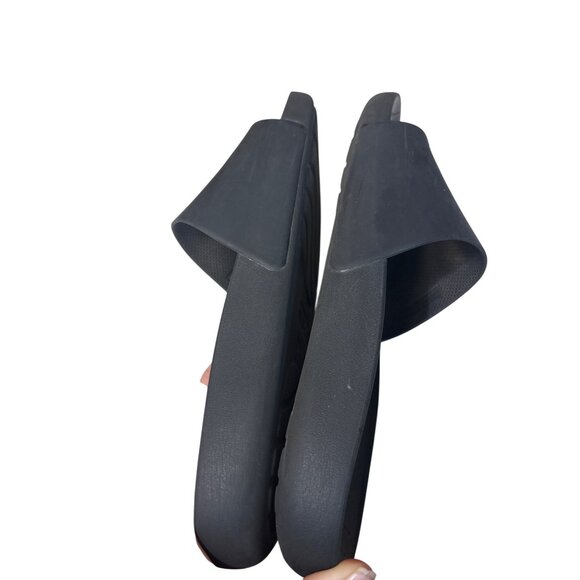 Crocs Black Slide Sandals Size W9 Lightweight Comfort Casual Footwear - Picture 6 of 6